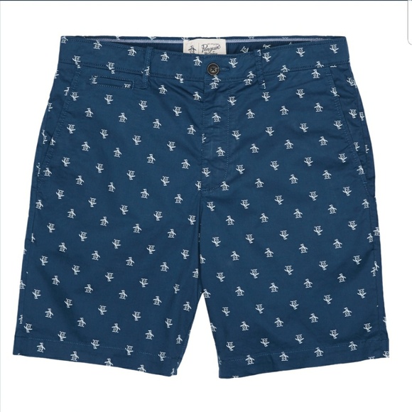 ORIGINAL PENGUIN P55 SLIM FIT RE-PETE SHORT - Picture 1 of 4